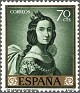 Spain - 1962 - Personajes - 70 CTS - Verde - España, Zurbaran - Edifil 1420 - Francisco de Zurbaran "Santa Casilda" - 0